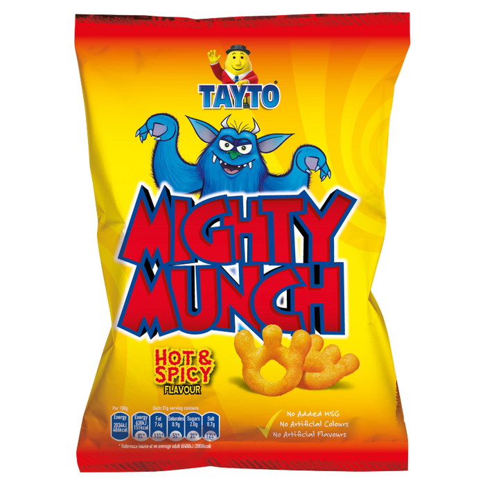 Box of Tayto Mighty Munch | Box of 50 Packets (26g)