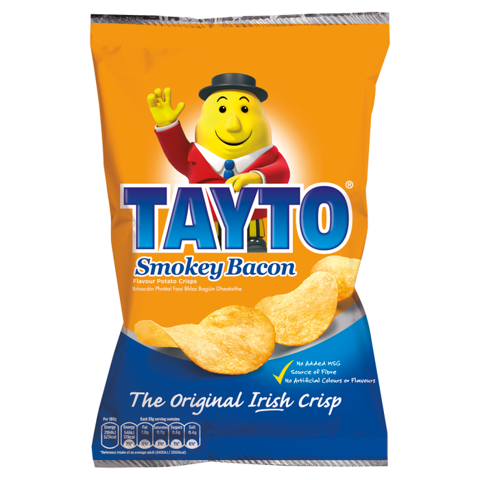 Tayto Smokey Bacon Share Bag | 12 x 125g