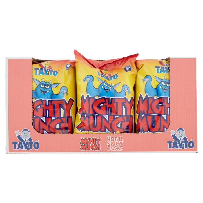 Tayto Mighty Munch Sharing Bag | Box of 12 Large Bags (110g)