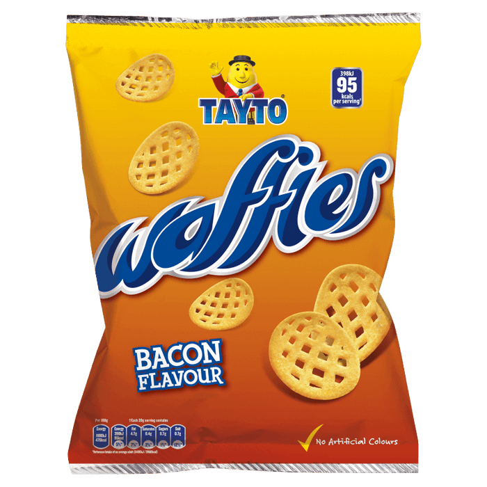 Box of Tayto Waffles Sharing Bag | Box of 12 Large Bags (100g)