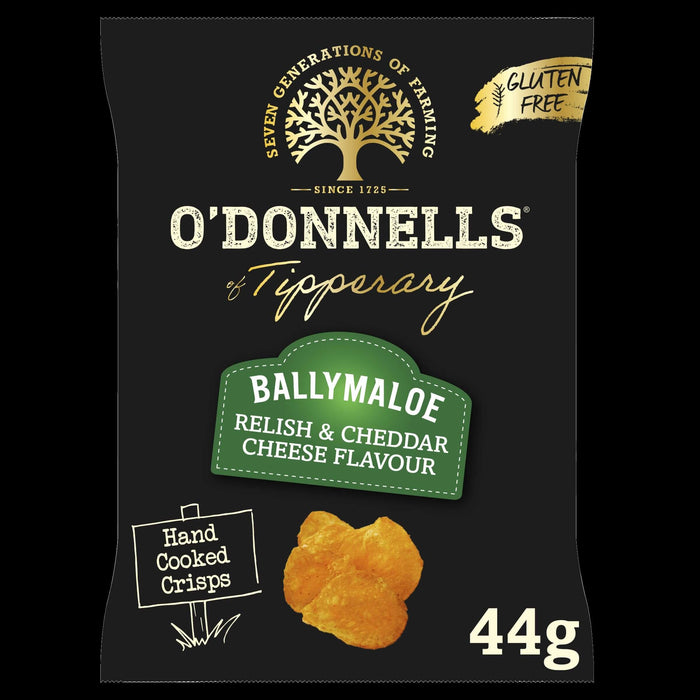 Box of O'Donnells Ballymaloe Relish and Cheddar Cheese | Box of 32 Packets (44g)