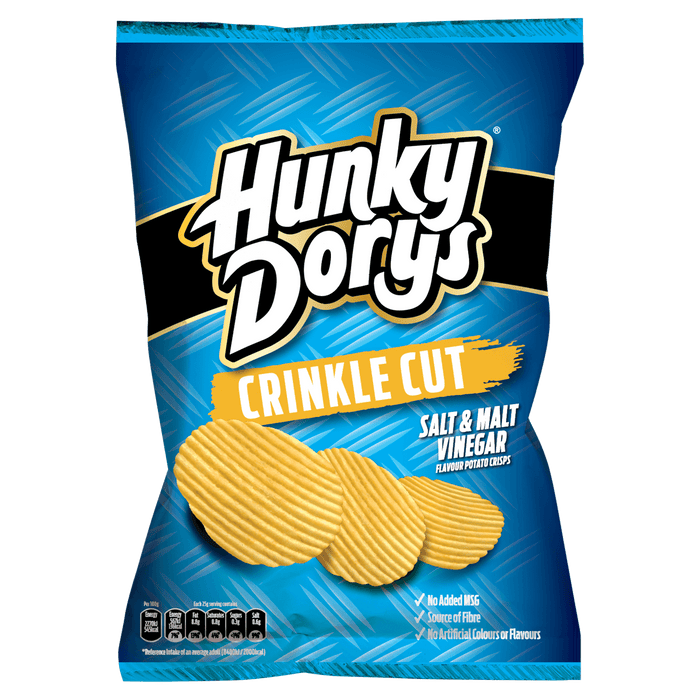 Box of Hunky Dory Salt and Vinegar | Box of 50 Packets (37g)