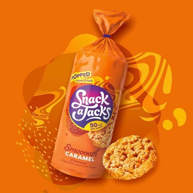 Snack a Jacks Caramel Jumbo | 8 x 159g - NetCrisps