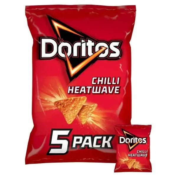 Doritos Chilli Heatwave Tortilla Chips Multipack Crisps 5x30g - NetCrisps