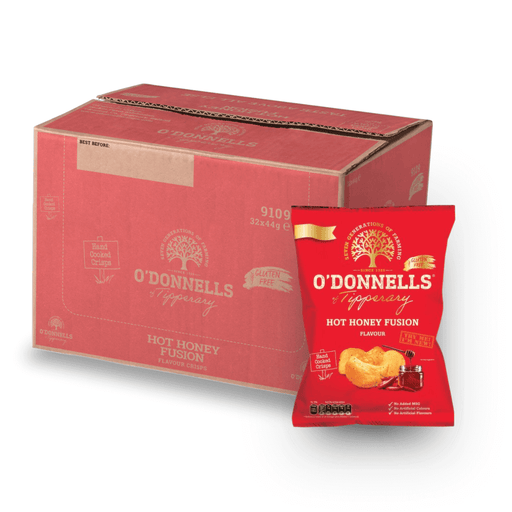 O'Donnells Hot Honey Fusion | Box of 32 Packets (44g) - NetCrisps