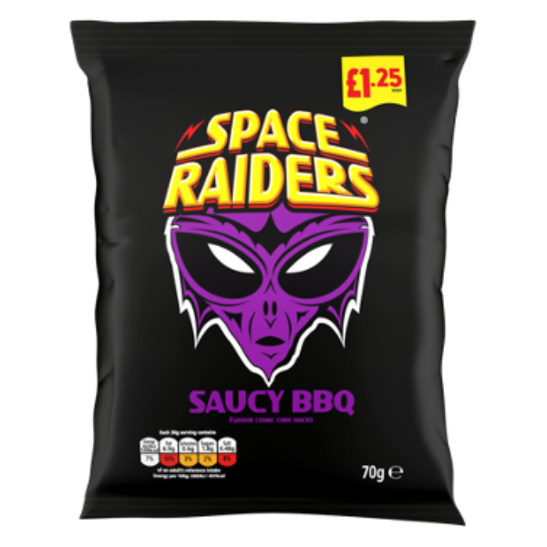 KP Space Raiders Saucy BBQ | 20 x 70g