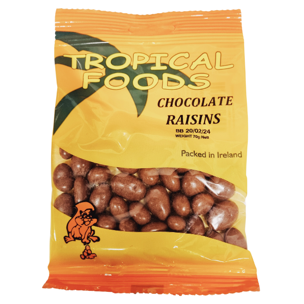 Tropical Foods Chocolate Raisins | 70g