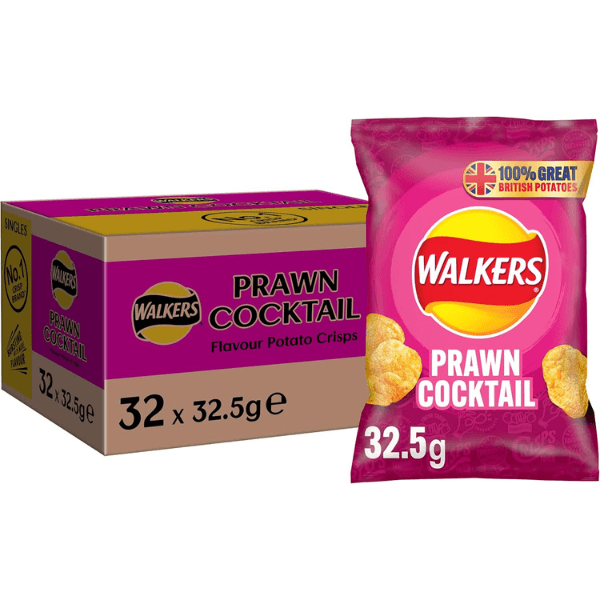 Walkers Prawn Cocktail 32 x 32.5g
