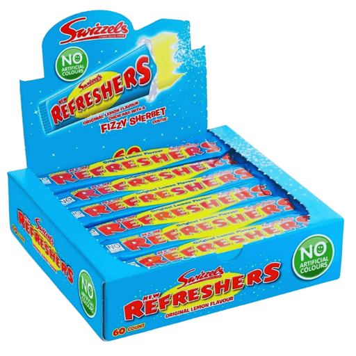 Box of Swizzels Refreshers Original Lemon Flavour | 60 x 18g - NetCrisps