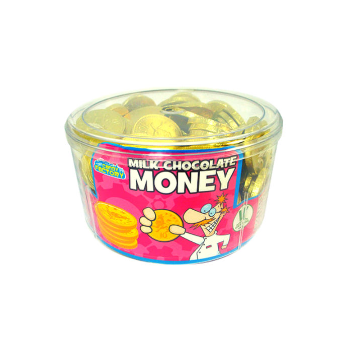 Candy Factory Milk Chocolate Money Coins | 120 x 5G - Chocolate