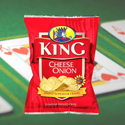 Half Box of King Cheese and Onion | Box of 25 Packets (35g) - NetCrisps