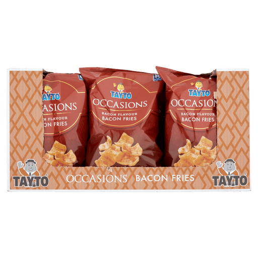 Tayto Occasions Bacon Fries | Box of 12 Large Bags (80g) - NetCrisps