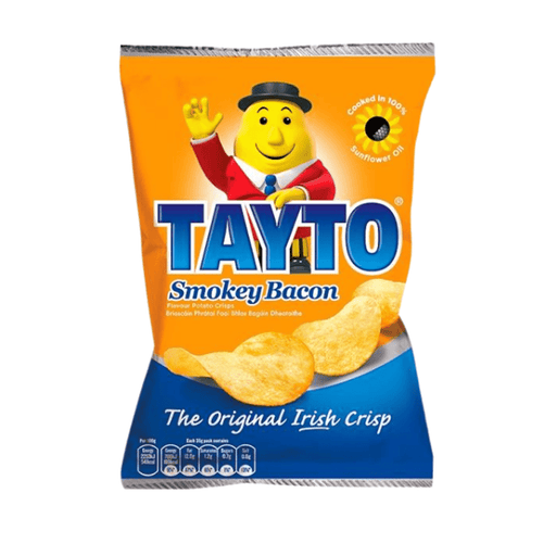 Tayto Smokey Bacon Box of 50 Packets (37g)REDUCED 19/11/25 - NetCrisps