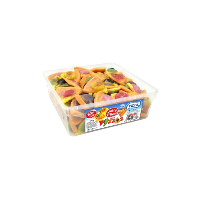 Vidal Jelly Filled Pizzas | Tub of 60 Pieces