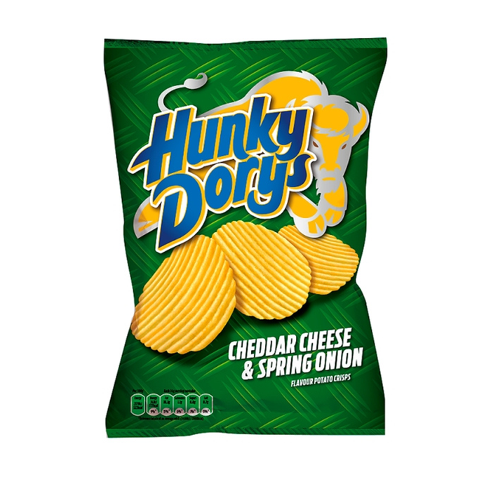 Hunky Dory Cheese and Onion | Box Of 50 Packets (37g)