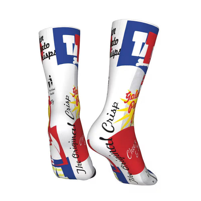 Tayto Potato Novelty Socks - Men's Multicolor One-size - NetCrisps