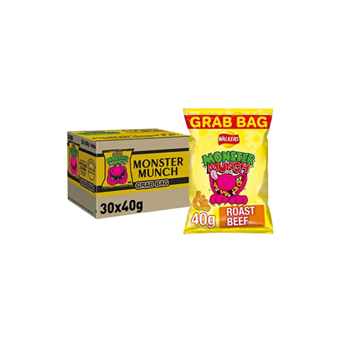 Monster Munch Roast Beef  | Box of 35 Packets (40g)