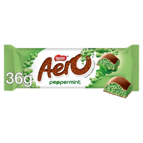 Aero Bubbly Peppermint Chocolate Bar 24 Pack (24x36g)