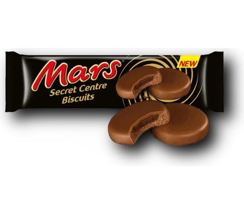 Mars Secret Center Cookies – Box of 12 Packs (132g Each)