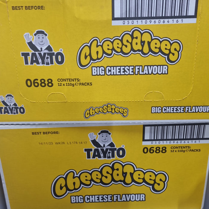 Tayto Cheesatees Sharing Bag | Box of 12 x 110g