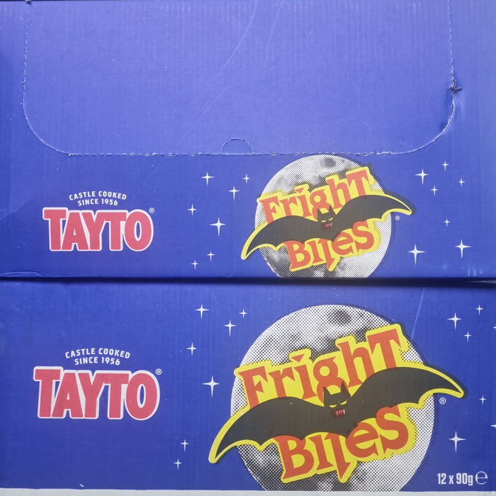 Tayto Fright Bites Salt and Vinegar Flavour Corn Snacks | 12 x 90g