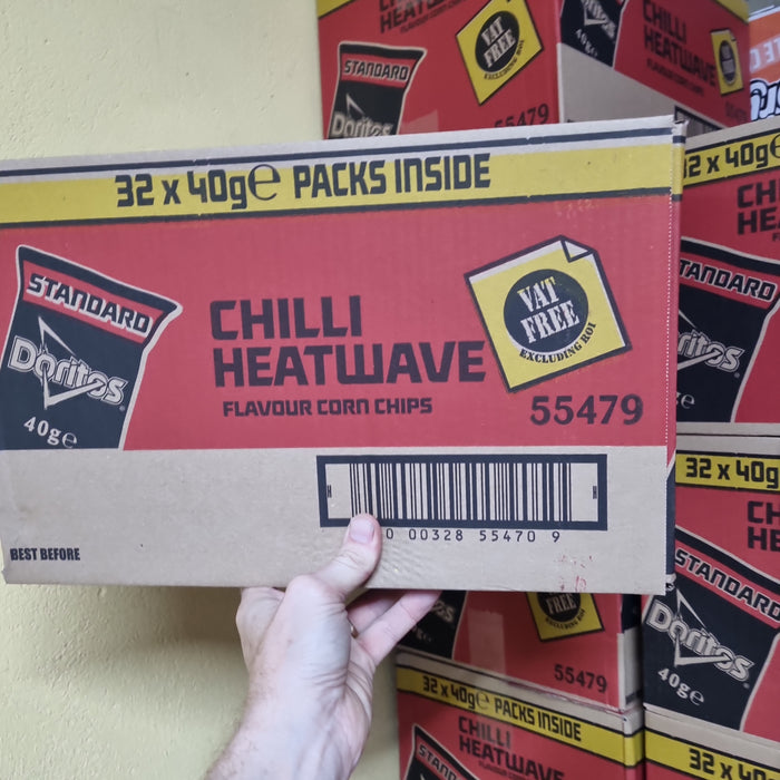 Box of Doritos Chilli Heatwave | Box of 32 Packets (40g)