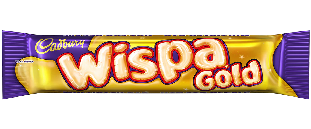 Cadbury Wispa Gold Caramel Chocolate Bar 4 Pack (4x48g)
