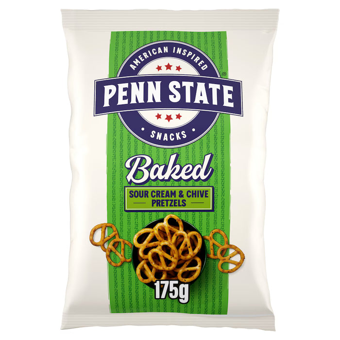 Penn State Sour Cream & Chive Sharing Pretzels Large bag (175g)