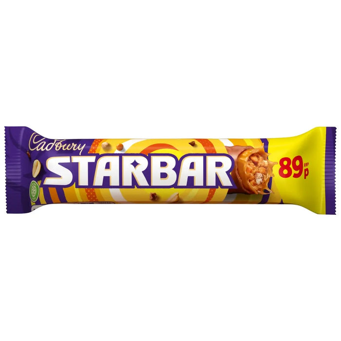 Cadbury Starbar Chocolate Bars 49g | Box of 32