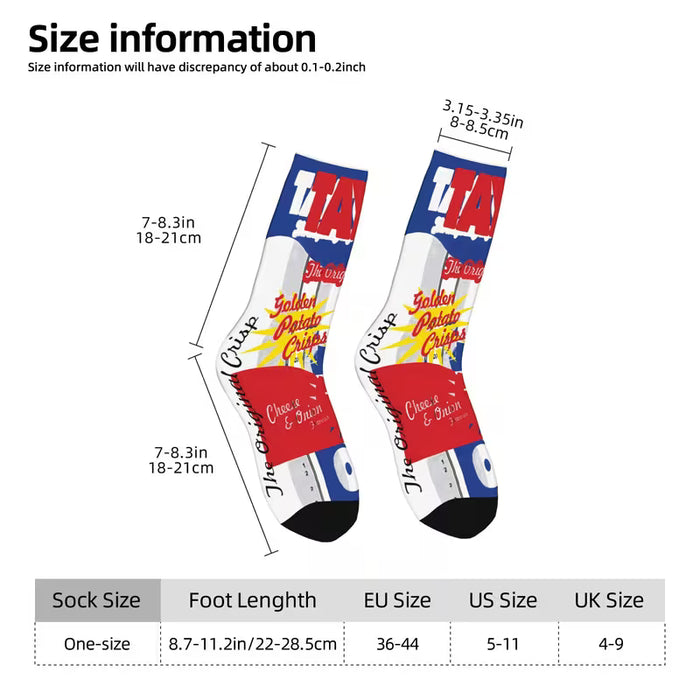 Tayto Potato Novelty Socks - Men's Multicolor One-size - NetCrisps