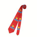 Men's Red Necktie with "TAYTO" Design - NetCrisps