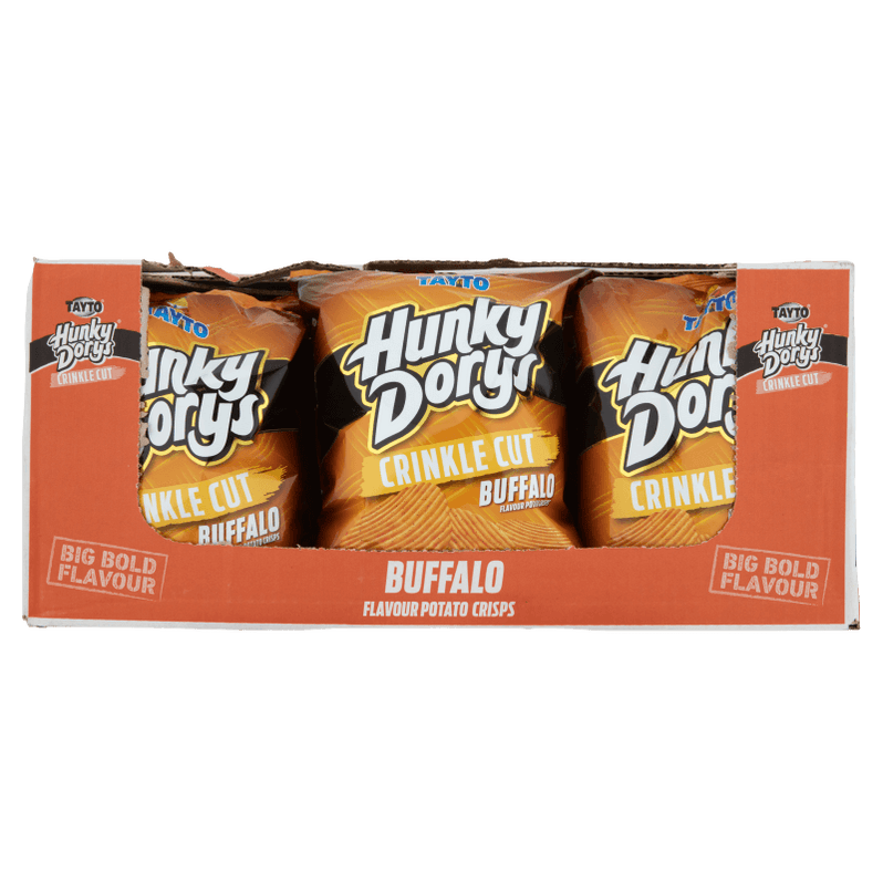 Hunky Dorys Buffalo Crisps Box of 50 x 37g | Buy Online – NetCrisps