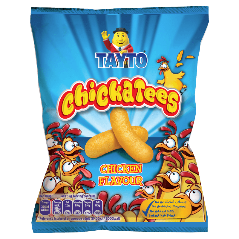 Box of Tayto Chickatees | Box of 50 Packets (17g) - NetCrisps