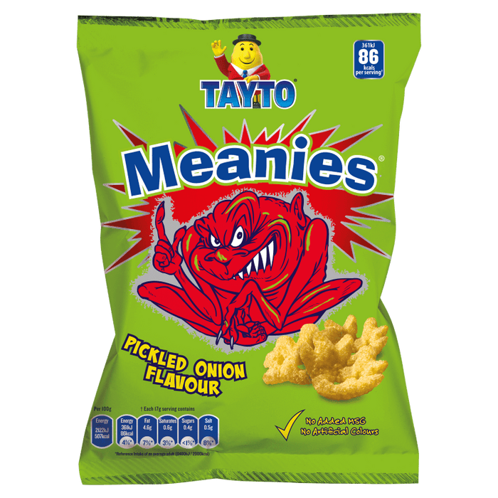 Tayto Meanies Sharing Bag | Box of 12 x 100g