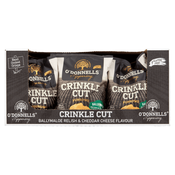 O'Donnells Crinkle Cut Ballymaloe Box of 12 Share Bags