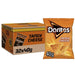 Doritos Tangy Cheese (32 x 40g) by Doritos: A box containing 32 individual 40g packs of cheese-flavoured corn chips, each in an orange bag featuring two cheesy triangular tortilla chips.