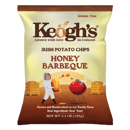 Keogh's Honey BBQ Irish Crisps – 12 x 125g