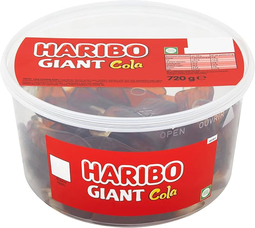 Haribo Giant Cola Bottles | Tub of 40 pieces - NetCrisps