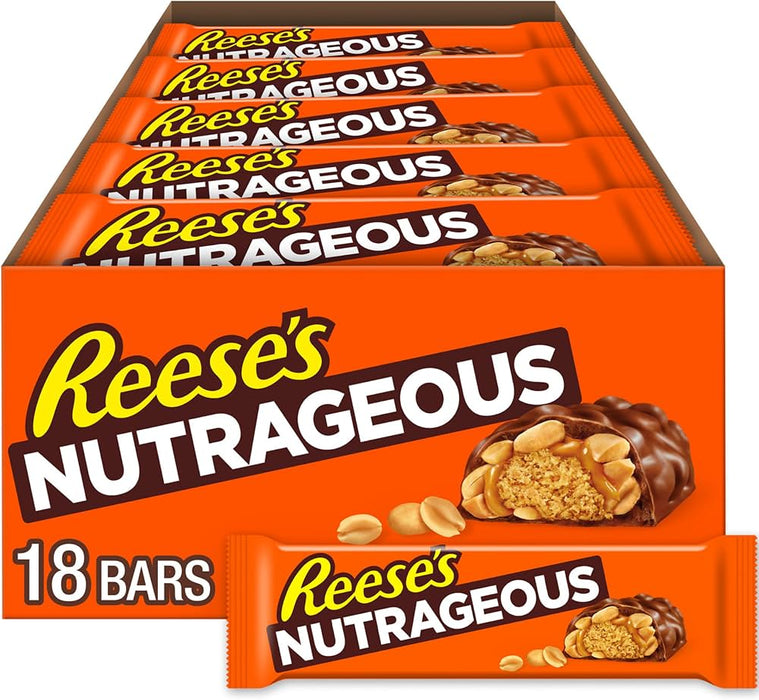 Reese's Nutrageous Bar Peanut Butter 18X47G