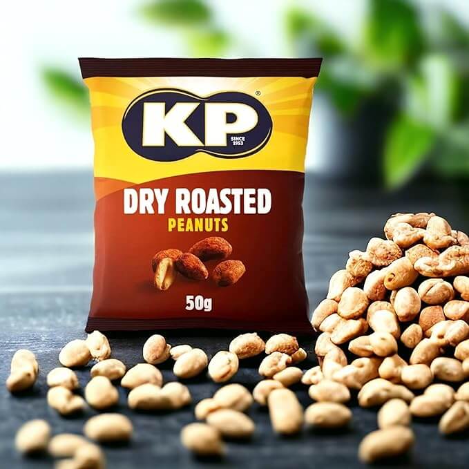 KP Dry Roasted Peanuts 21 x 50g