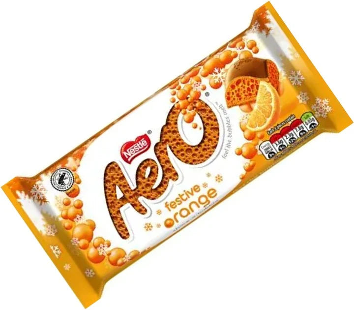 Aero Orange Chocolate Sharing Bars 90g | Box of 15