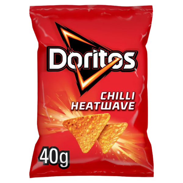 Box of Doritos Chilli Heatwave | Box of 32 Packets (40g)