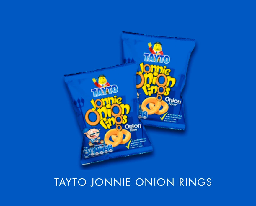 Box of Tayto Jonnie Onion Rings | Box of 50 Packets (28g)
