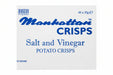 Manhattan Salt & Vinegar Crisps | Box of 48 Packets (35g) - NetCrisps