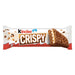 Kinder Crispy chocolate bar packaging on a white background