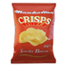 A 35g red bag of Manhattan Crisps Smoky Bacon features vegan potato crisps on the packaging, with bold yellow and white text. Brand: Manhattan.