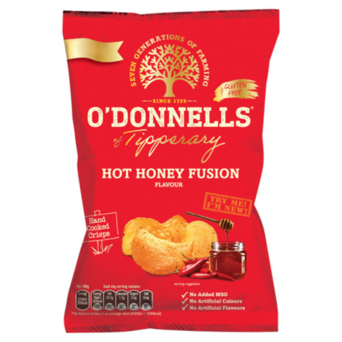 O'Donnells Hot Honey Fusion | Box of 32 Packets (44g)