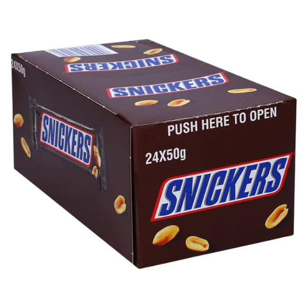 Box Of Snickers Bars | 24 x 50g