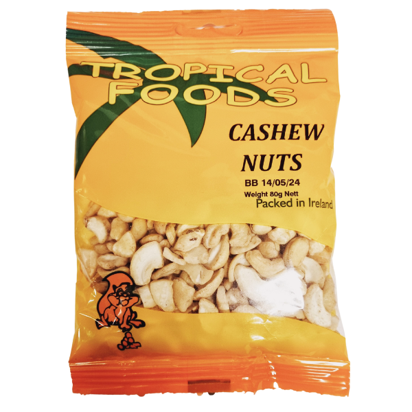 Tropical Foods Cashew Nuts | 80g