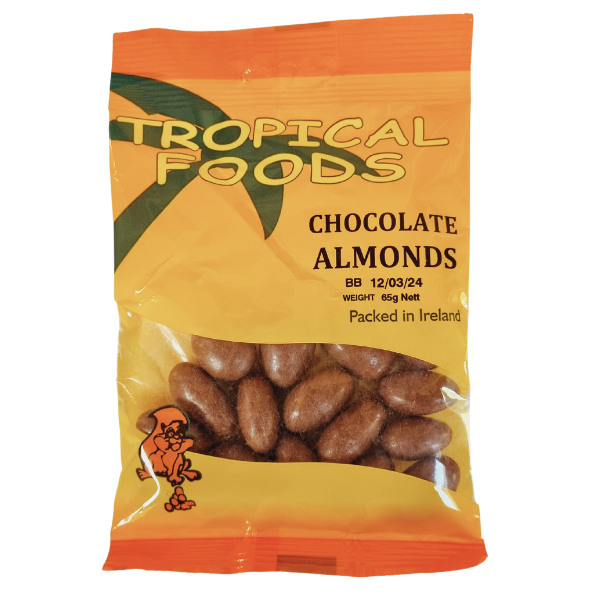 Tropical Foods Chocolate Almonds | 65g